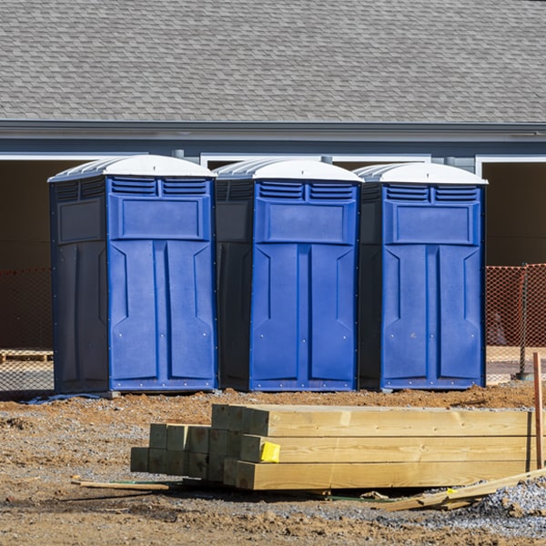 are there any restrictions on where i can place the portable restrooms during my rental period in Roebuck South Carolina